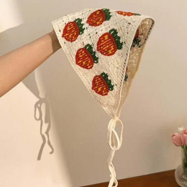 Red Strawberry Bandana - Image 2