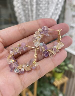 Crystal Hoops