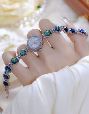 Silver Vintage Round Watch