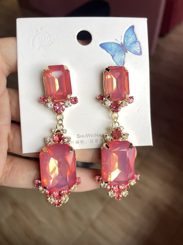 Big Stone Earrings
