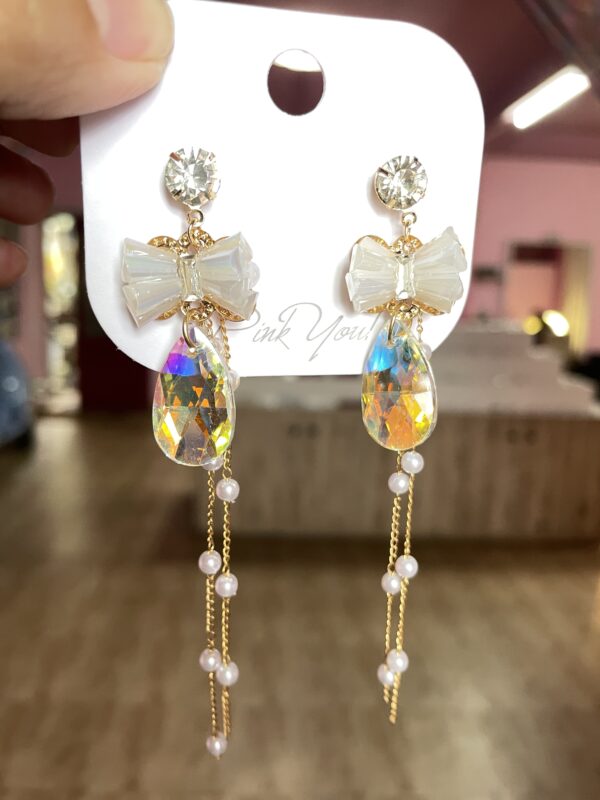 Bow Big Drop Earrings