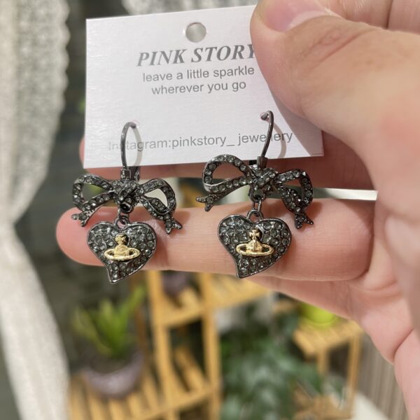 Bow Saturn Earrings