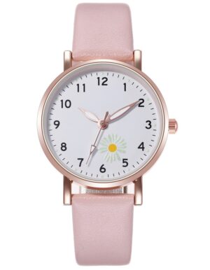 Pink Round Watch