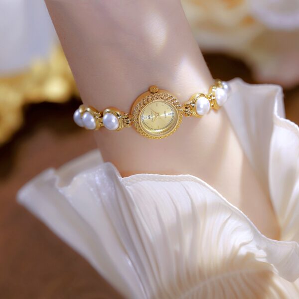 Golden Pearl Watch