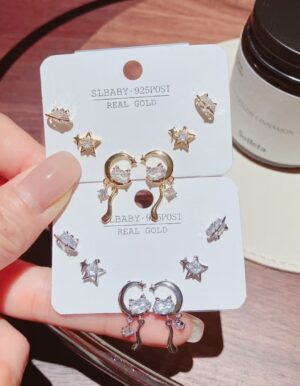 Silver Moon Star Sets