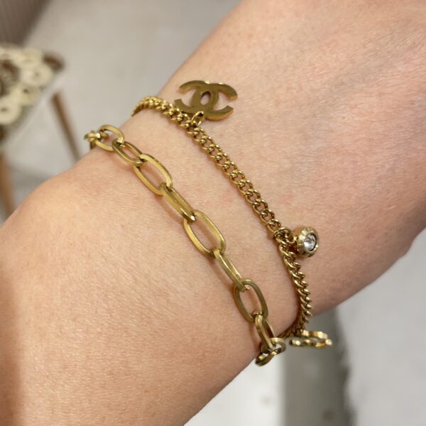 Layered Stainless Steel Bracelet