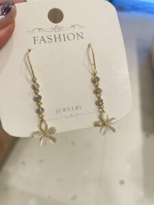 Opal Flower Earrings