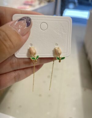 Flower Thread Earrings
