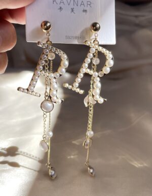 R Pearl Earrings