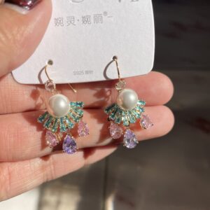 VL Gold Plated Korean Earrings