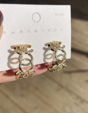 Fashion CC Half Hoop Earrings