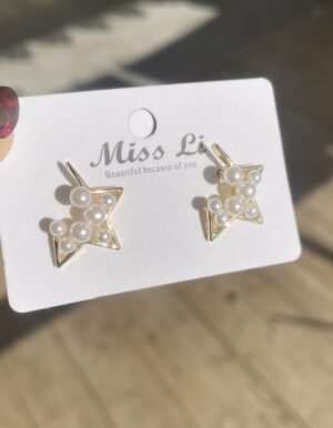 Star Pearl Earrings
