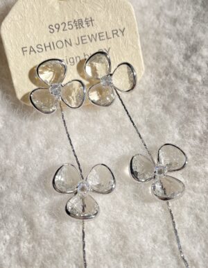 Transparent Flower Earrings