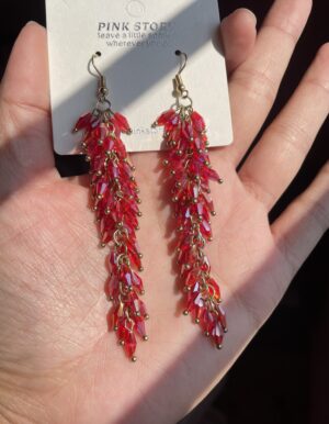 Red Stone Earrings