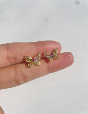 VL Colorful Butterfly Studs