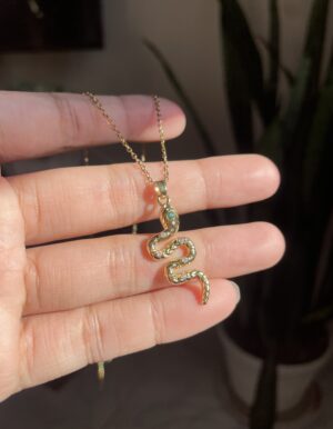 Golden Snake Necklace
