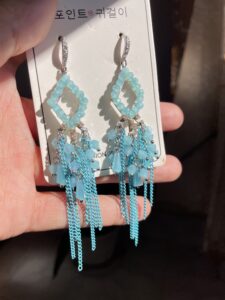 Light Blue Bohemia Earrings