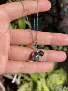 Silver Flower Necklace