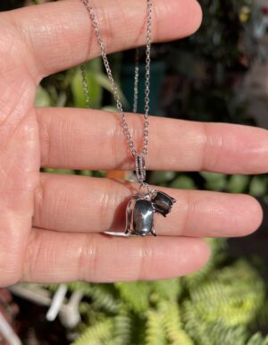 Silver Flower Necklace