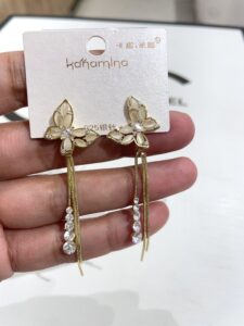 Gold Plated Butterfly Earrings