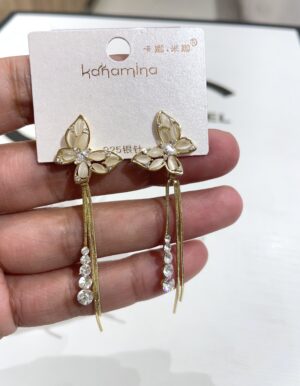 Gold Plated Butterfly Earrings