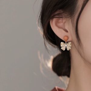 Dot Bow Earrings