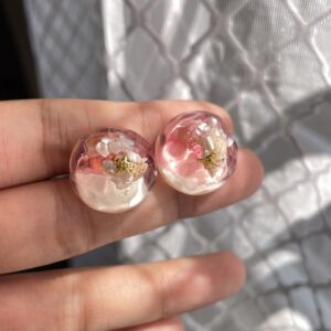 Pink Seashell Earrings