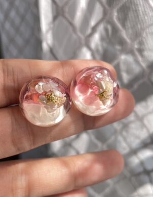 Pink Seashell Earrings