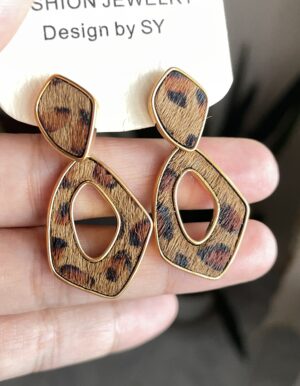 Leopard Earrings