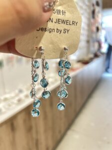 Aqua Duo Earrings