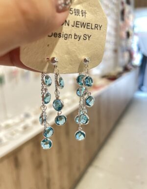 Aqua Duo Earrings