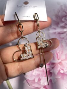 Mismatched Heart Earrings