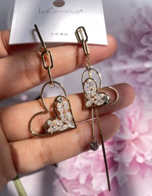 Mismatched Heart Earrings