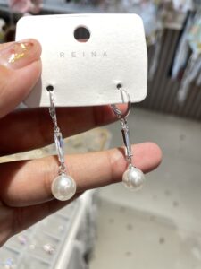 Pearl Hoop Earrings