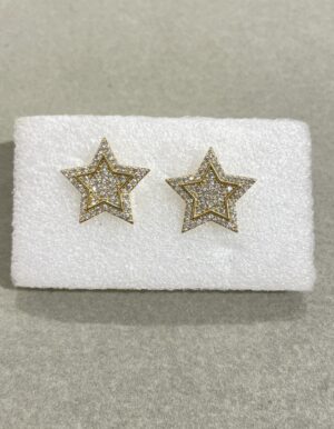 Gold Plated Star Earrings
