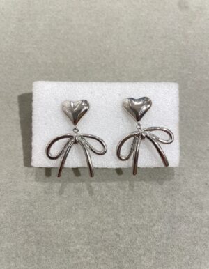 Heart Bow Earrings
