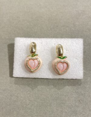Pink Peach Earrings