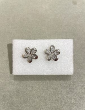 Silver Flower Earrings