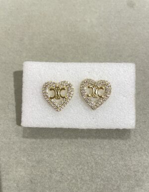Celine Heart Earrings