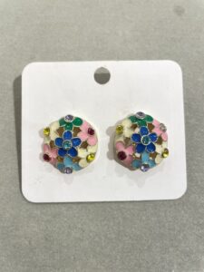 Colorful Flower Earrings