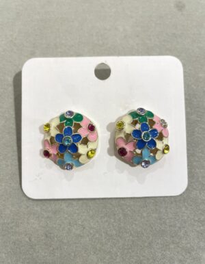 Colorful Flower Earrings