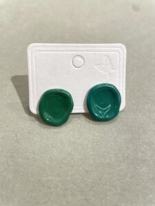 Green Fashion Earrings
