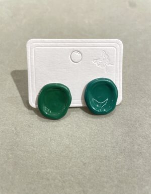 Green Fashion Earrings