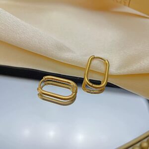 Golden Stainless Steel Hoops
