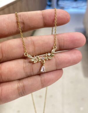 Leaf Drop Necklace