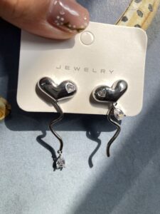 Mismatched Heart Earrings