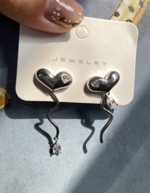 Mismatched Heart Earrings